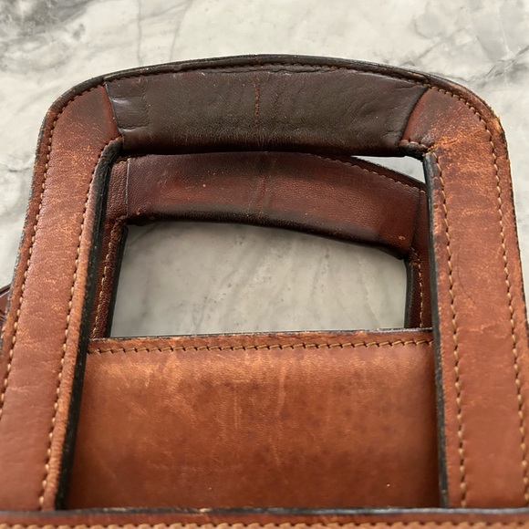 ***SOLD*** VTG 80’s Coach Briefcase British Tan Leather USA No. 1165-364 - Picture 11 of 16